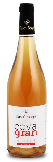 Vino Rosado Natural Merlot  100%  Cuscó Berga